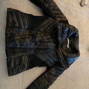 Women’s footed puffer jacket